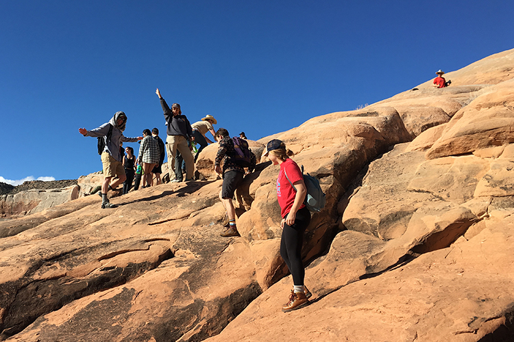 SALT LLC Cohorts Hiking in the mountains